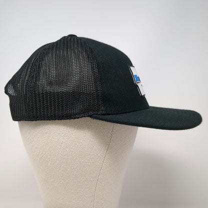 Branded Bills Winsupply of Denver Trucker Hat Black One Size Snapback Mesh