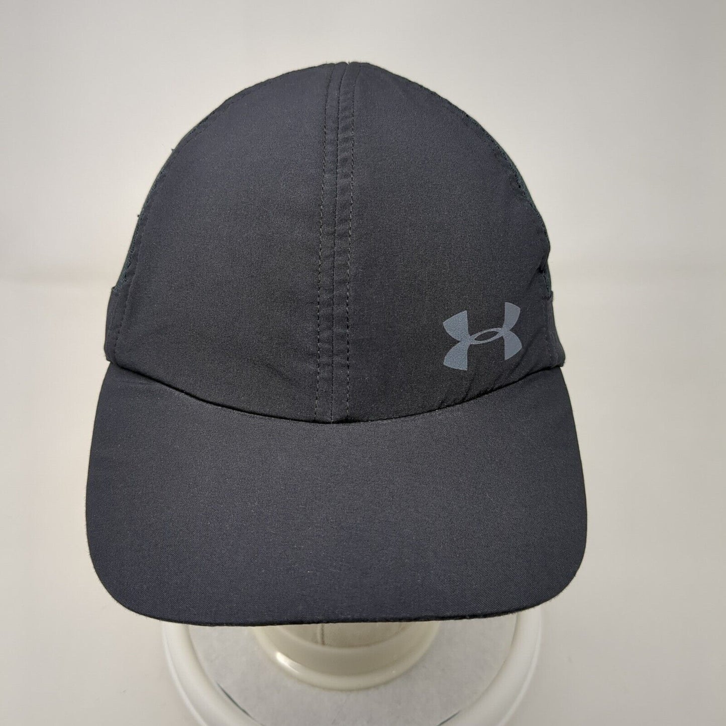 Under Armour Women's Strapback Hat Black OSFA Adjustable Solid Mesh