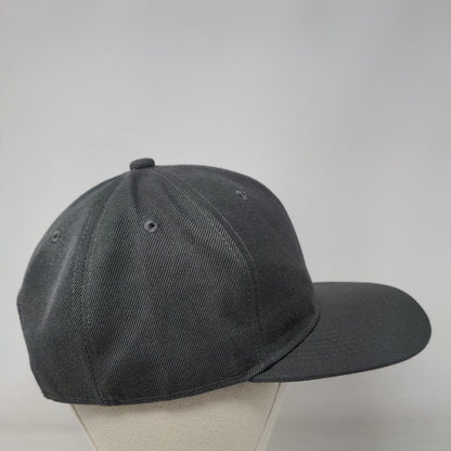 Gelante Snapback Hat Gray OSFA Adjustable Solid Vent Holes Blank