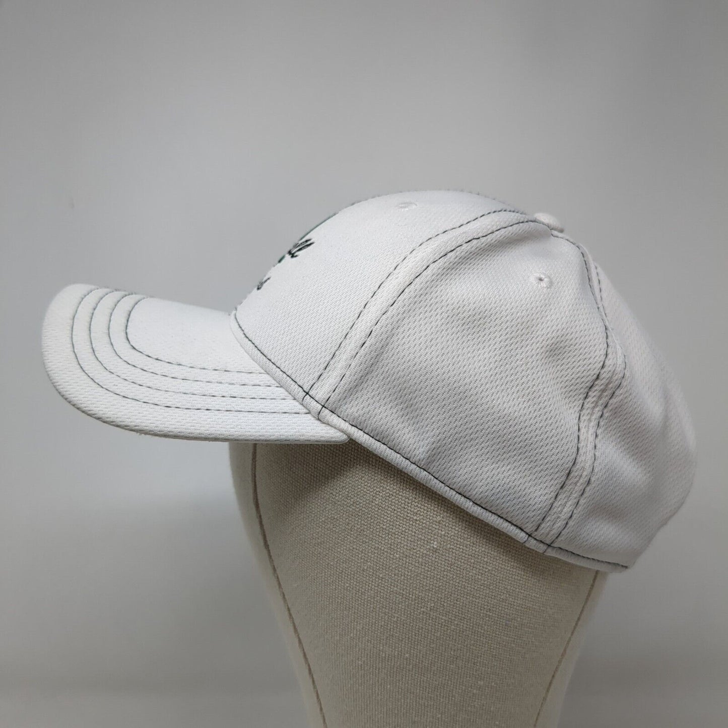 McCall Golf Club Strapback Hat White OSFA Adjustable Embroidered 6 Panel Pukka