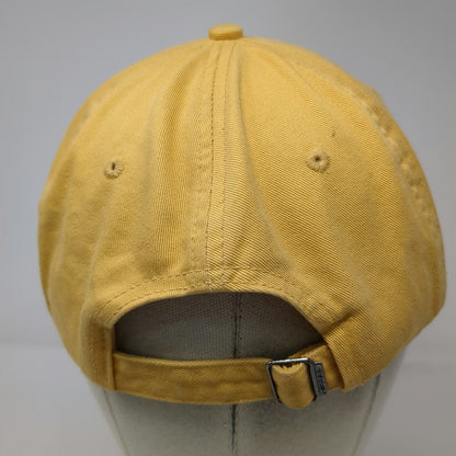 Perrin Baseball Cap Yellow OSFM Scituate MA Massachusetts Slideback Cotton Hat