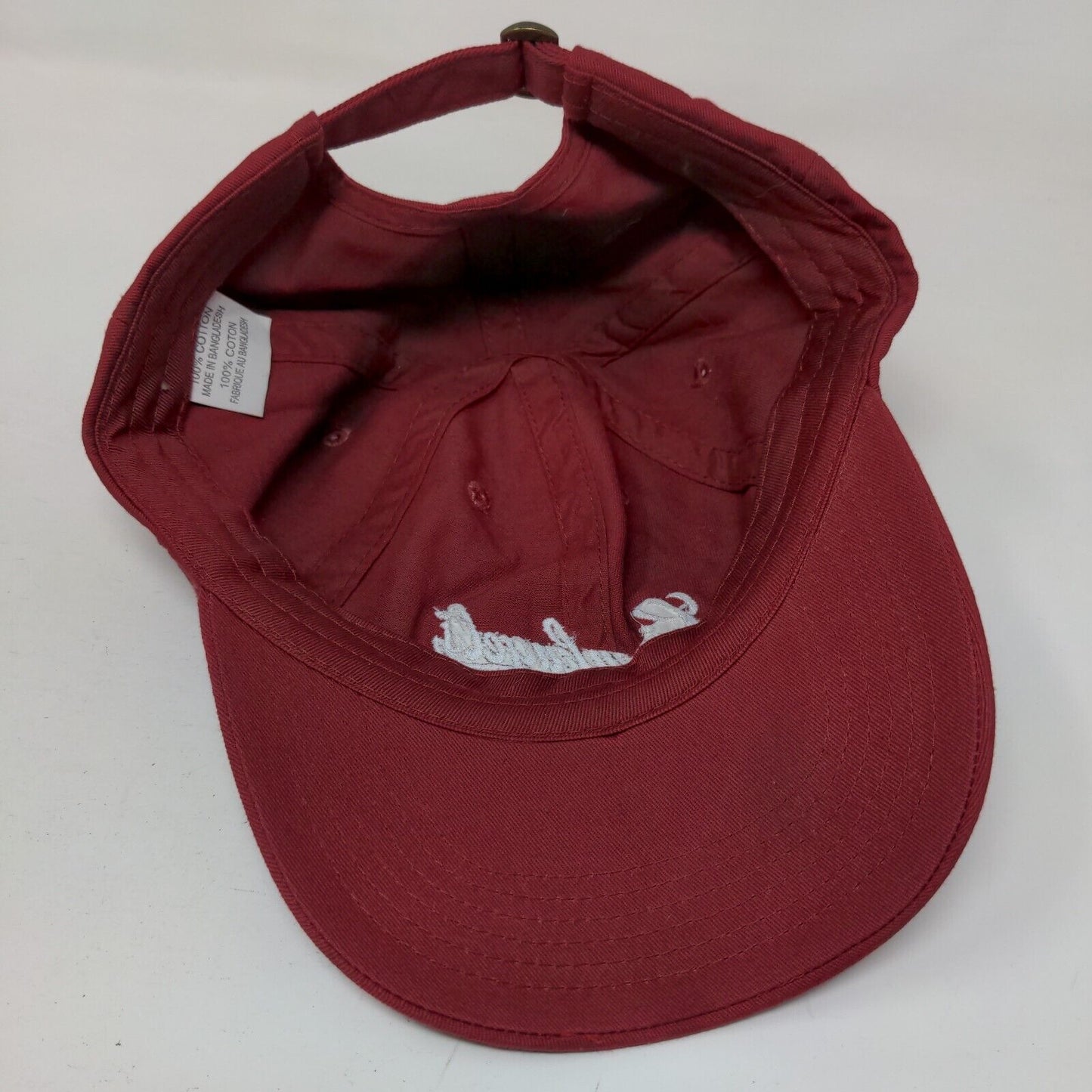 Leinenkugel's Slideback Hat Red One Size Embroidered Adjustable 6 Panel