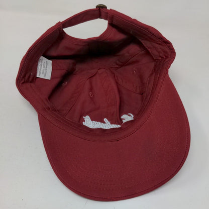 Leinenkugel's Slideback Hat Red One Size Embroidered Adjustable 6 Panel