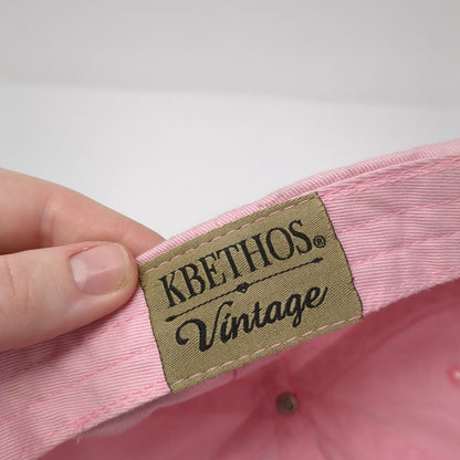 USA Flag Slideback Baseball Cap Pink One Size Adjustable Patriotic KB ETHOS