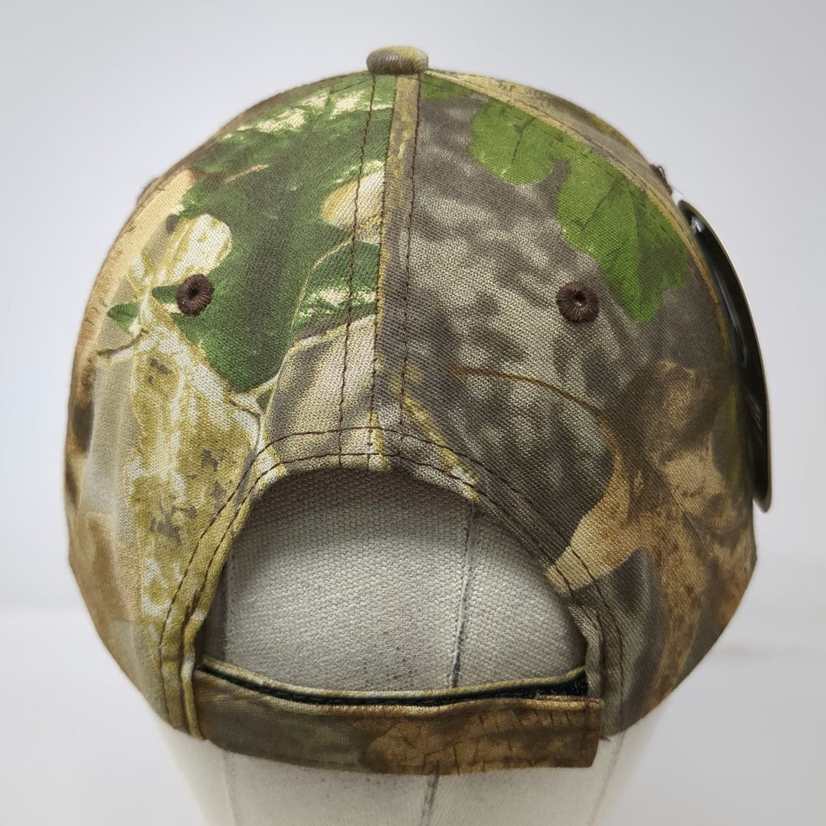 Cap America Baseball Cap Green Brown One Size Ryder Camo Realtree Advantage Hat