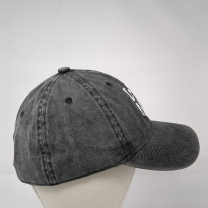 Dog Mom Slideback Hat Gray One Size Adjustable Lightweight Vented Holes 6 Panel