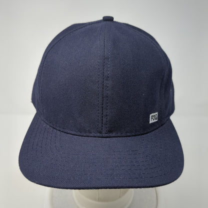 Fog Fitted Hat Blue XL Embroidered Solid 6 Panel Levine Hat Company