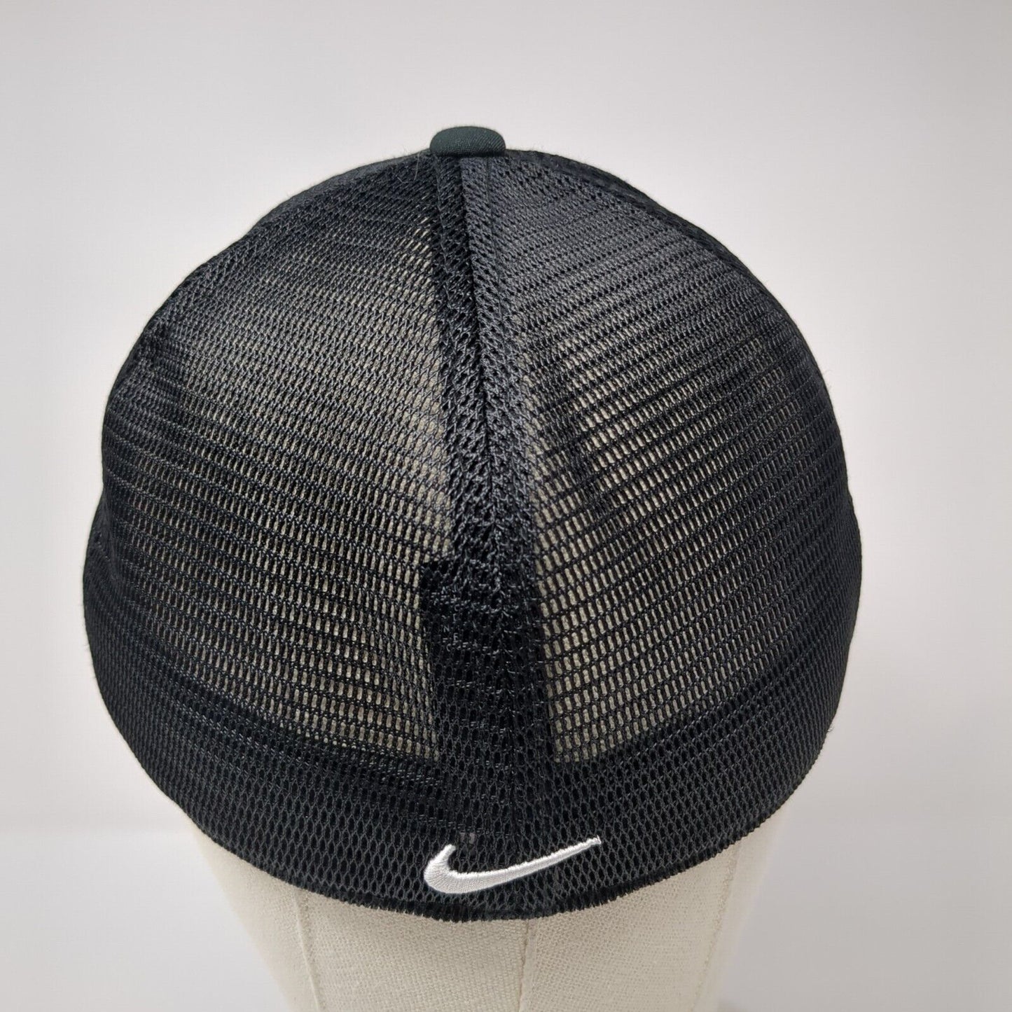 Holeshot Plumbing Fitted Mesh Back Trucker Hat Black M/L Nike Dri-Fit