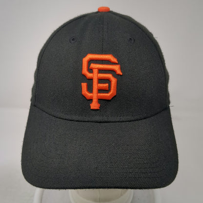 New Era MLB San Francisco Giants Baseball Cap Black M Hat Stretch Fit 39THIRTY
