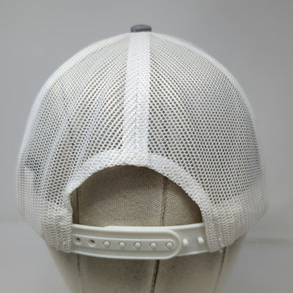 Port Authority Trucker Hat Gray OSFM Mesh Snapback River Buddies Fish Fishing
