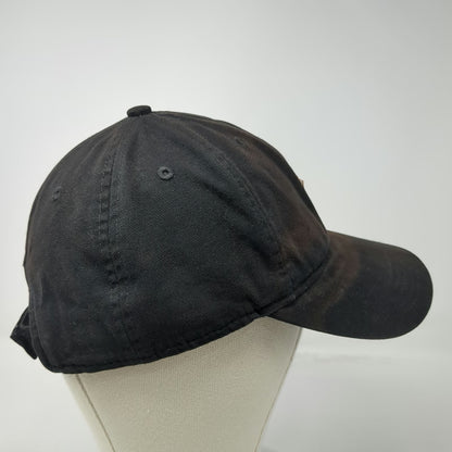 Carhartt Baseball Cap Black One Size Canvas Logo Patch Workwear Strapback Hat