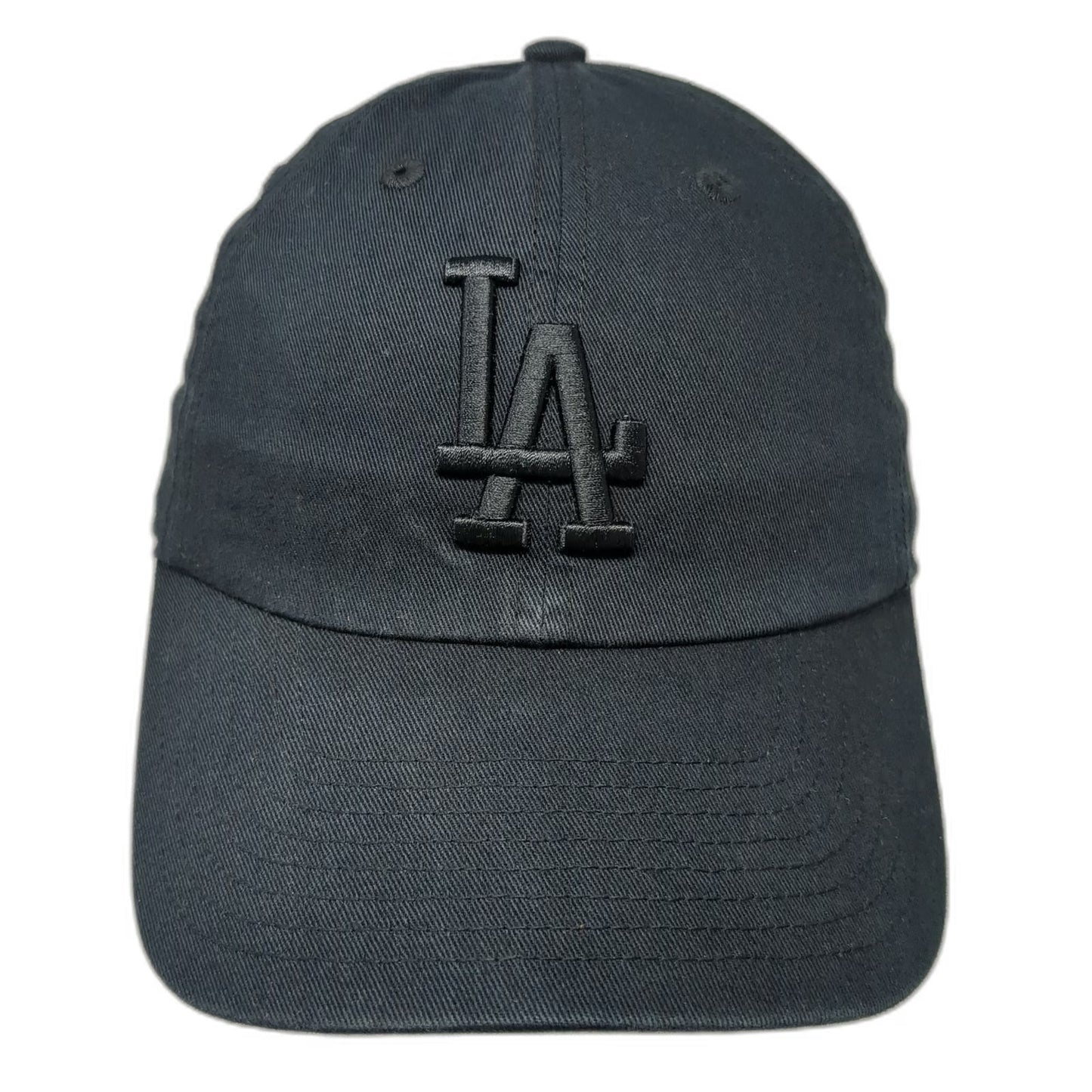 Fan Favorite Los Angeles Dodgers MLB Black Baseball Cap One Size Tonal Logo Hat