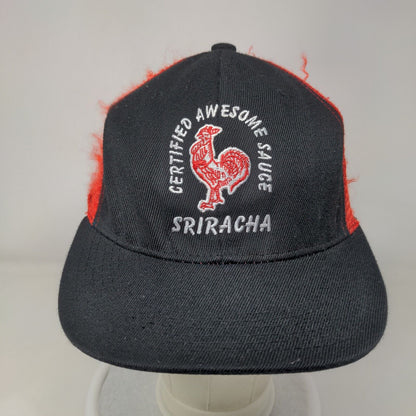 Certified Awesome Sauce Sriracha Trucker Hat Multicolor One Size Mesh Back