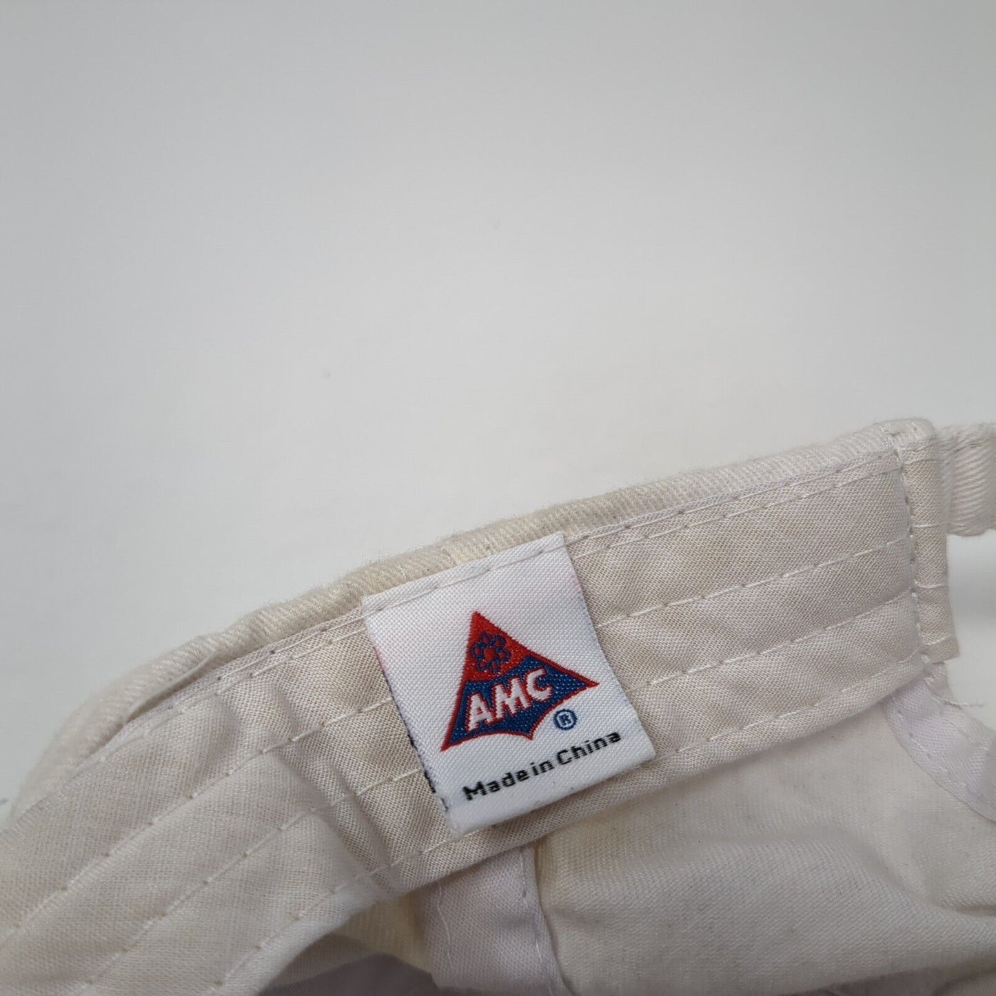 Amgen Slideback Hat White One Size Adjustable Embroidered 6 Panel AMC