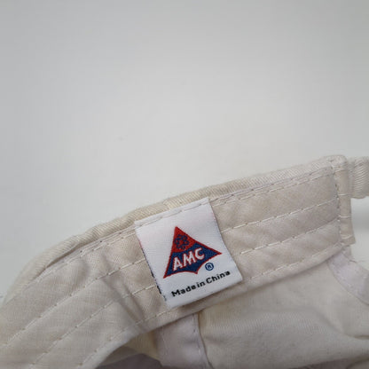 Amgen Slideback Hat White One Size Adjustable Embroidered 6 Panel AMC