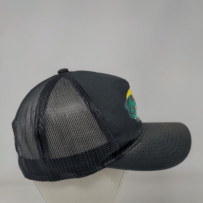 Bass Pro Shops Snapback Mesh Back Trucker Hat Black OSFM Fishing Outdoor