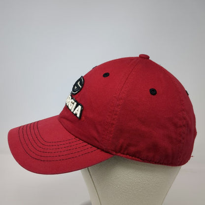 Fan Favorite NCAA Georgia Bulldogs Baseball Cap Red OS Embroidered Slideback Hat