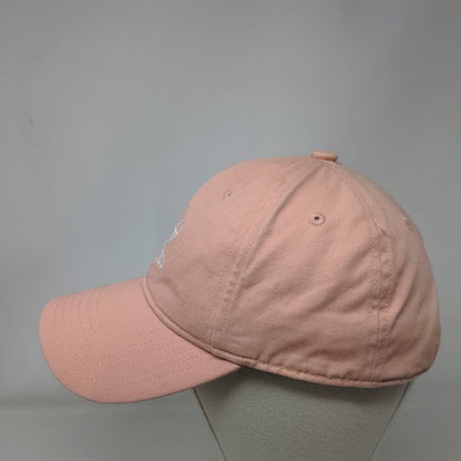 Adidas Trefoil Slideback Hat Pink OSFA Embroidered Logo Vent Holes