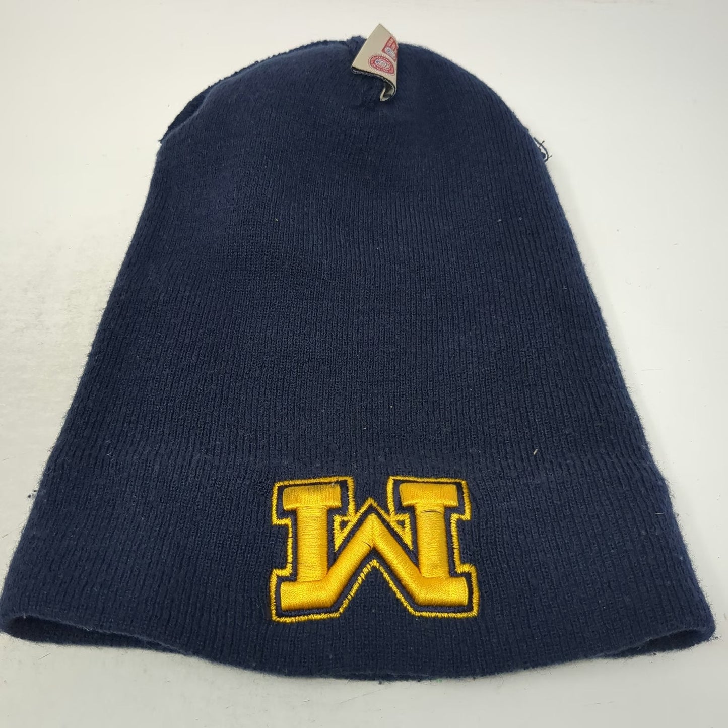 Michigan Wolverines NCAA Top of the World Beanie Blue Yellow One Size Hat Cuffed