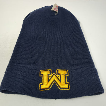 Michigan Wolverines NCAA Top of the World Beanie Blue Yellow One Size Hat Cuffed
