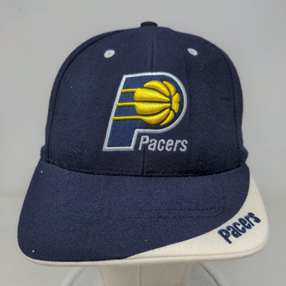 Twins Enterprise Men's Strapback Hat Blue OSFA Embroidered Indiana Pacers Logo