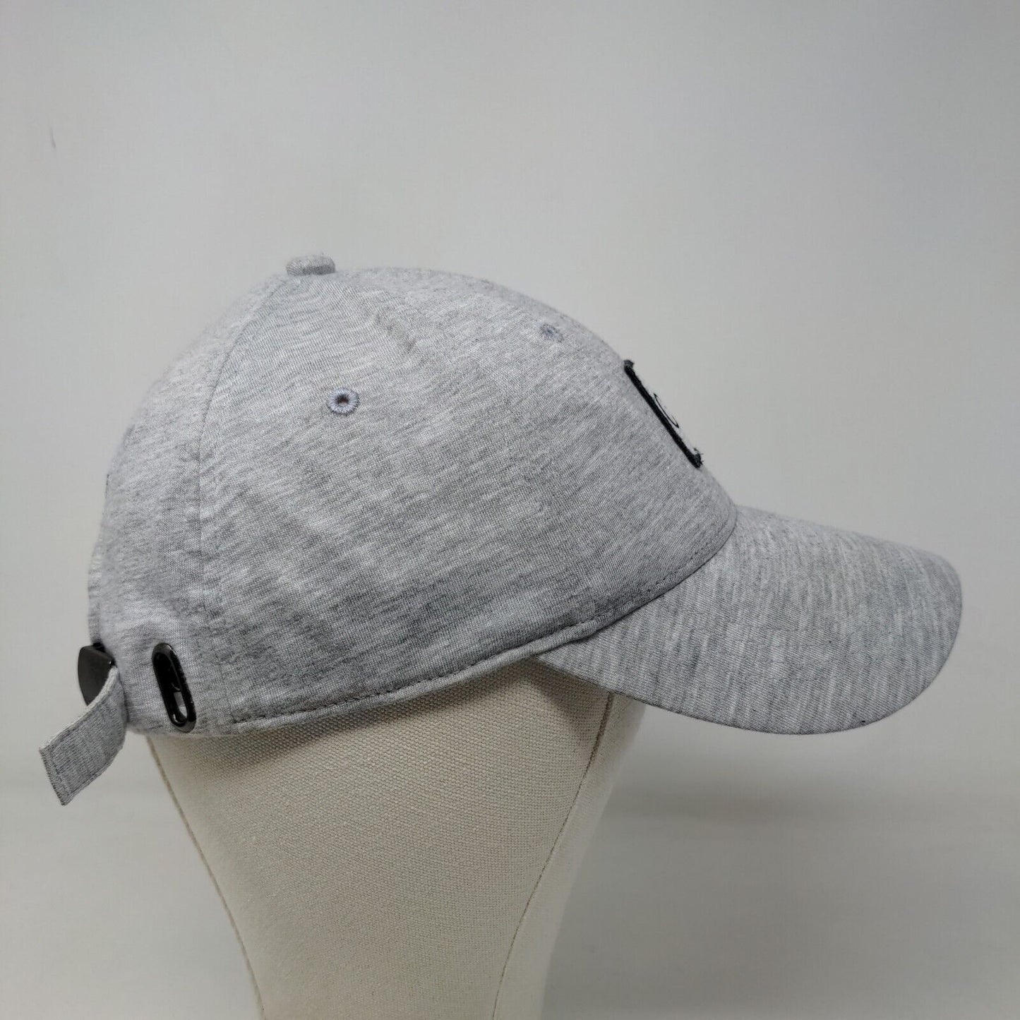 Calvin Klein Men's Slideback Hat Gray Size Os Embroidered Logo Poly Blend