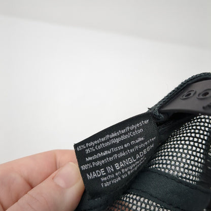 Pacific Headwear Snapback Mesh Back Trucker Hat Gray One Size Embroidered