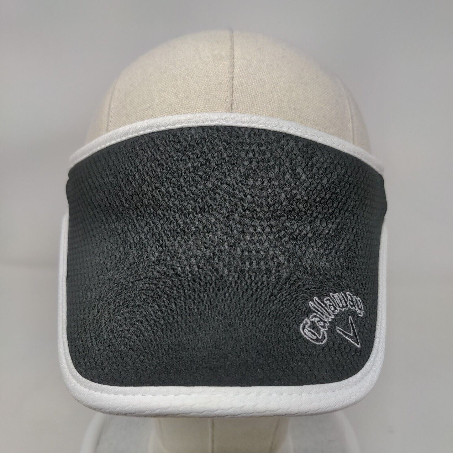 Callaway Strapback Golf Sun Visor Black One Size Adjustable Embroidered
