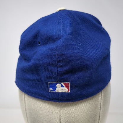 Los Angeles Dodgers MLB New Era Cap Blue 6 5/8 Diamond Collection USA Vintage