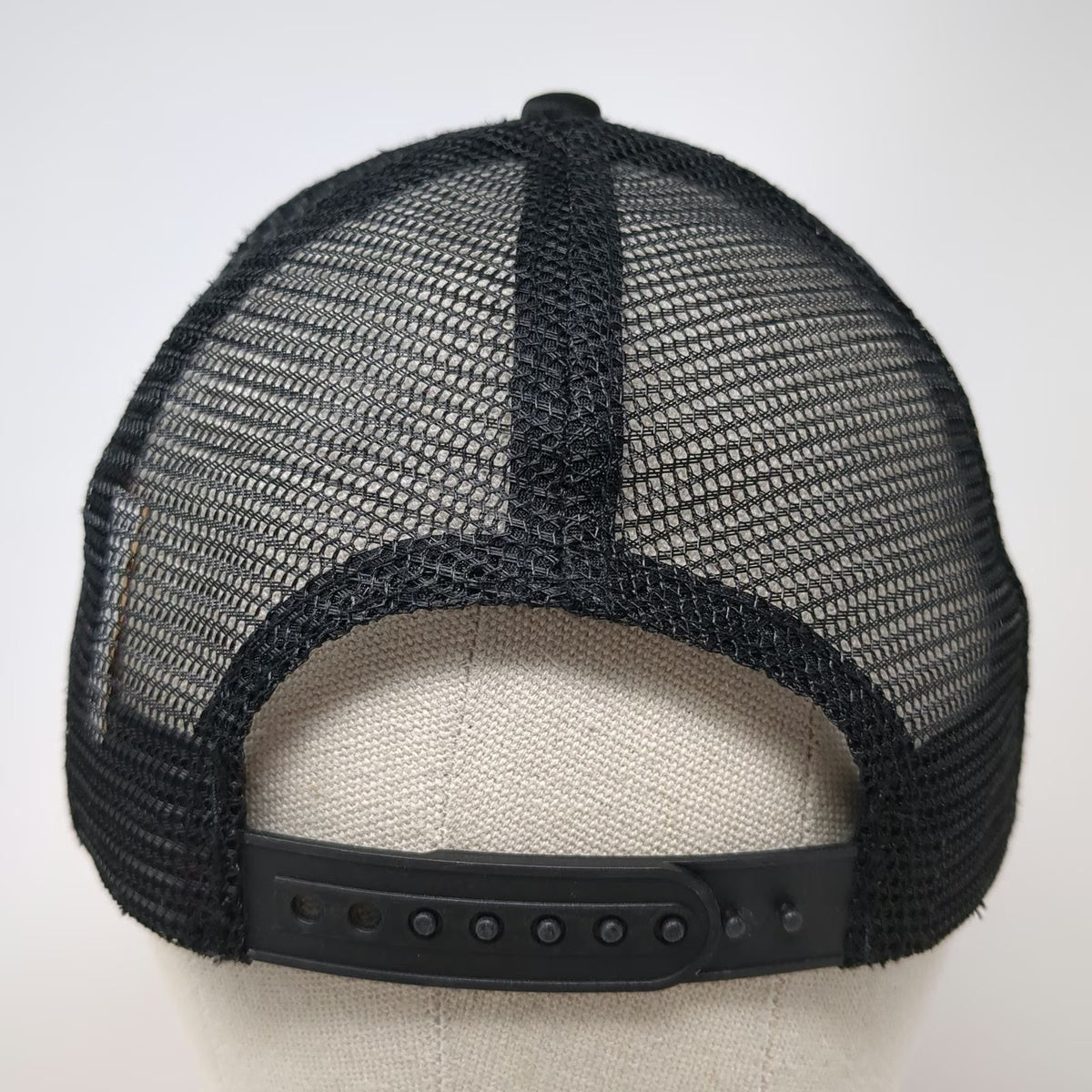dkps Trucker Hat Black One Size Mesh Snapback Foam Fish School Graphic Polyester