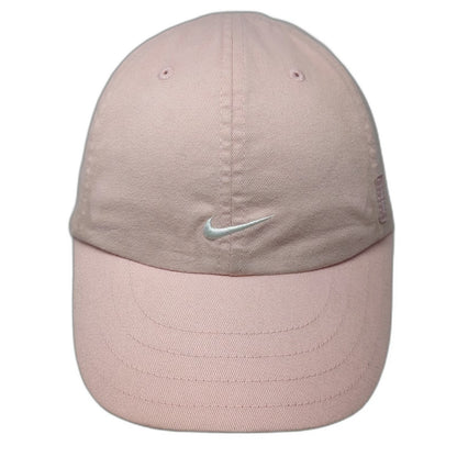 Nike Baseball Cap Pink One Size Slideback Adjustable Embroidered Swoosh Hat