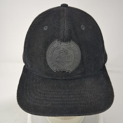 Mill 95 Snapback Black One Size Corduroy Hops Parma Idaho Hat Printed Lining
