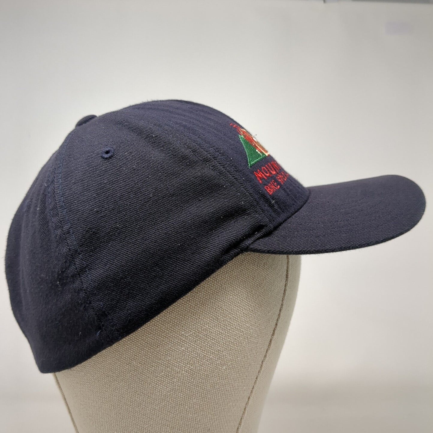 Mountain Bike Specialists Fitted Hat Blue S/M Flexfit Embroidered Yupoong