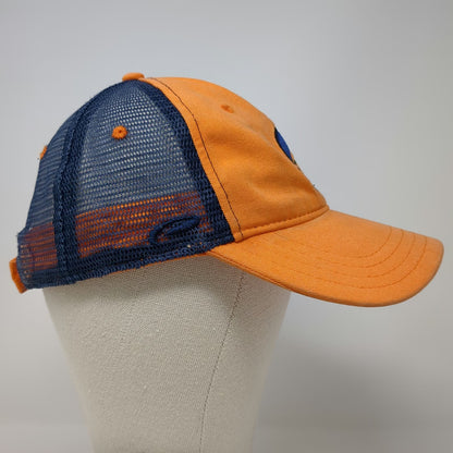 Pukka Baseball Cap Orange Blue One Size Big Sky Montana Trucker Mesh US Flag Hat