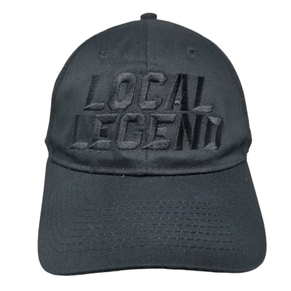 Local Legend Slideback Hat Black One Size Embroidered Port Authority