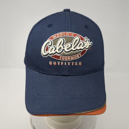 Cabela's World's Foremost Outfitter Slideback Hat Blue OS Adjustable Cotton
