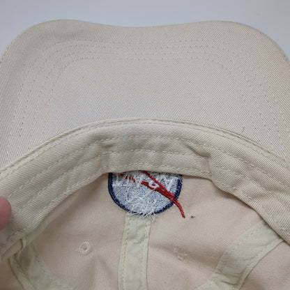 Prairie Mountain NASA Baseball Cap Beige One Size Slideback Cotton Meatball Hat