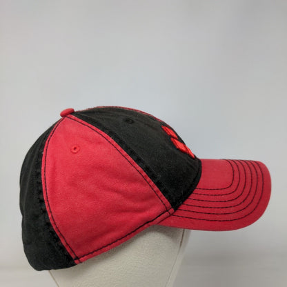 Harley Quinn Diamond Slideback Hat Red One Size Colorblock DC Comics