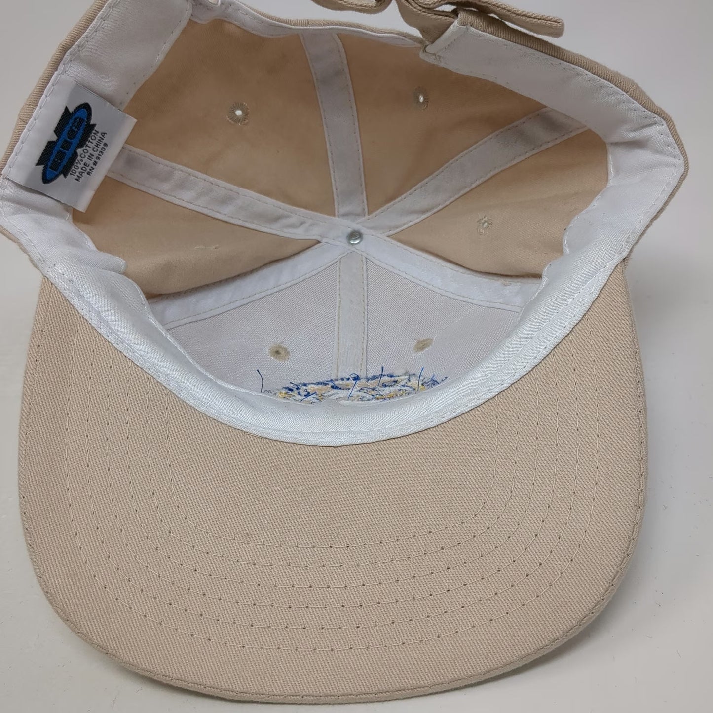 BIG Baseball Cap Beige One Size Buddy Walk National Down Syndrome Society Hat