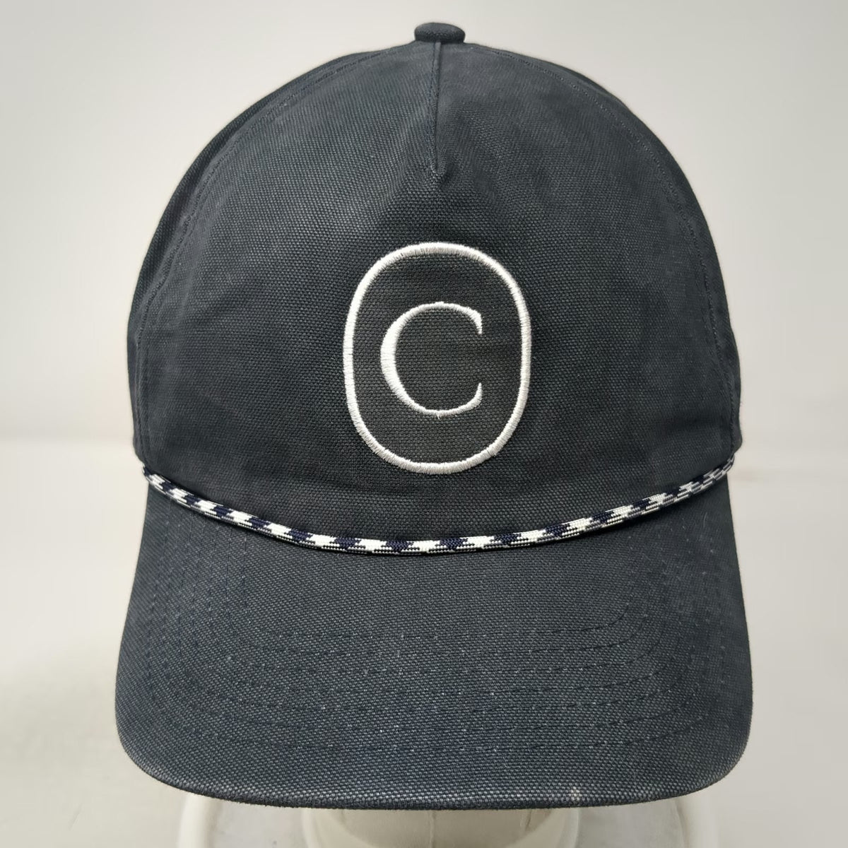 Sendero 5 Panel Gray One Size Cromwell Commercial Group C Logo Rope Hat Snapback