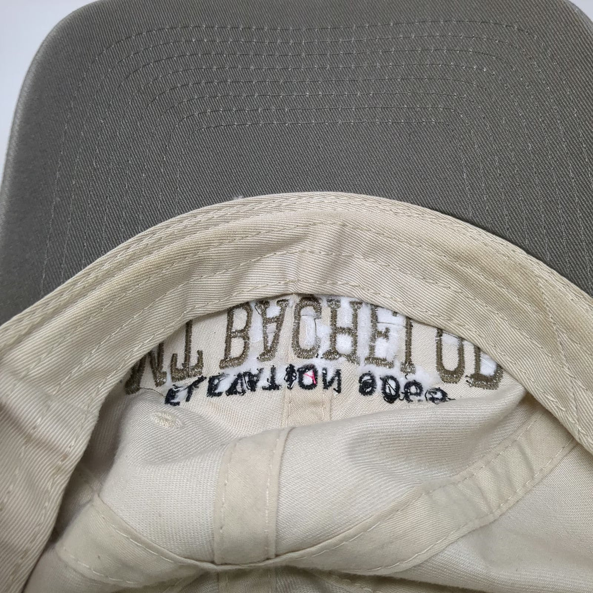 Gear for Sports Baseball Cap Beige OSFM Mt. Bachelor Bend Oregon Elevation Hat