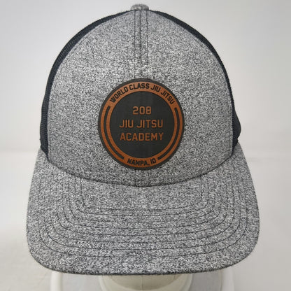 Richardson Trucker Hat Gray L 208 Jiu Jitsu Academy Nampa ID Mesh Snapback