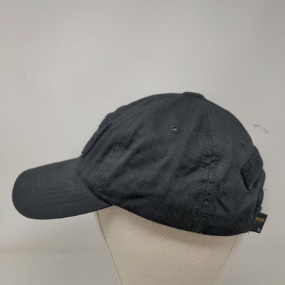 Condor Slideback Hat Black One Size Adjustable Patch Logo 6 Panel Cotton