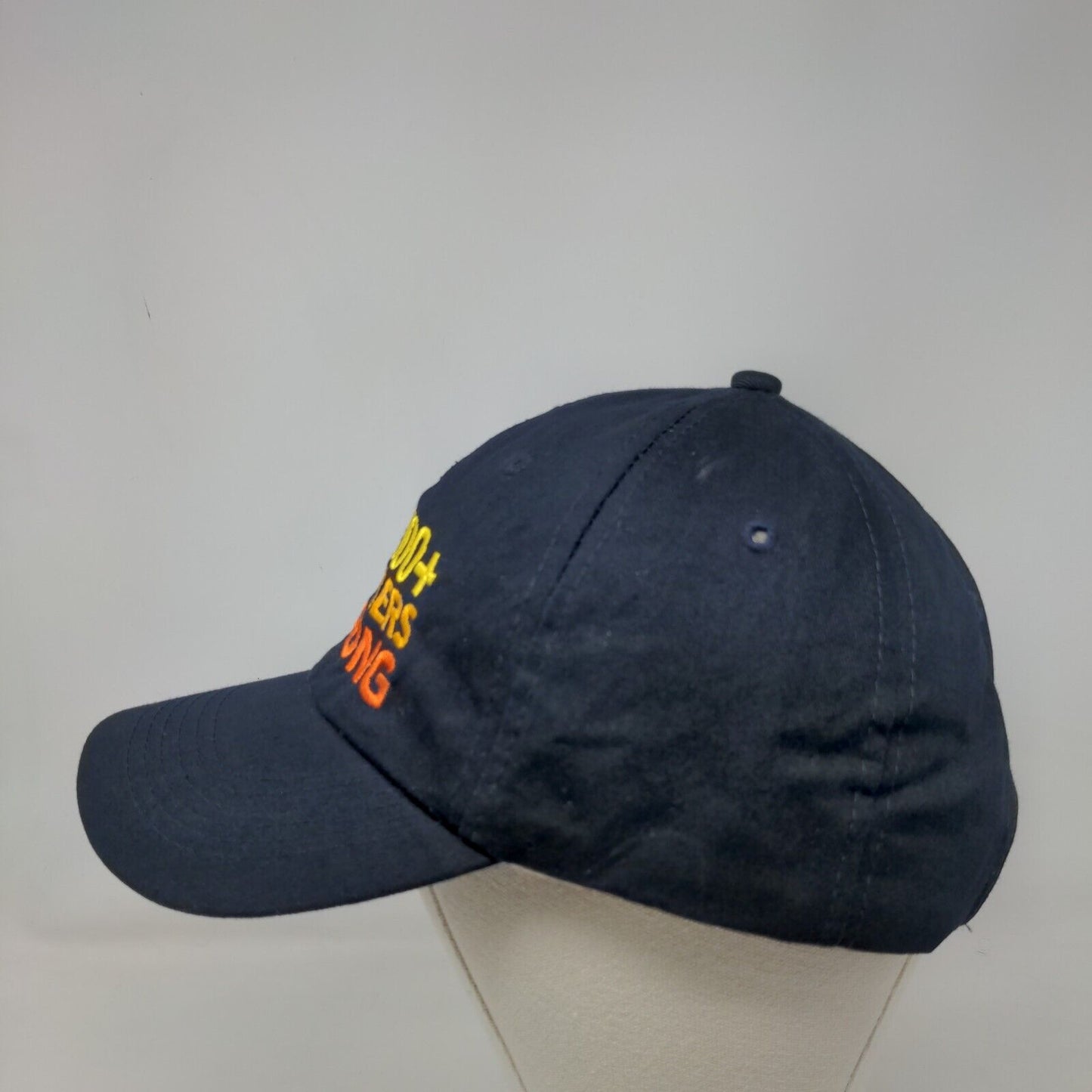 CAI 40,000+ Members Strong Slideback Hat Blue OSFA Adjustable Embroidered Cotton