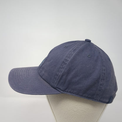 Adidas Slideback Hat Blue One Size Adjustable Embroidered 6 Panel Cotton