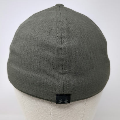 Under Armour Baseball Cap Green One Size Fitted Armourvent Mesh Stretch Fit Hat