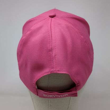 Race For The Cure Survivor Strapback Hat Pink OSFA Susan G. Komen