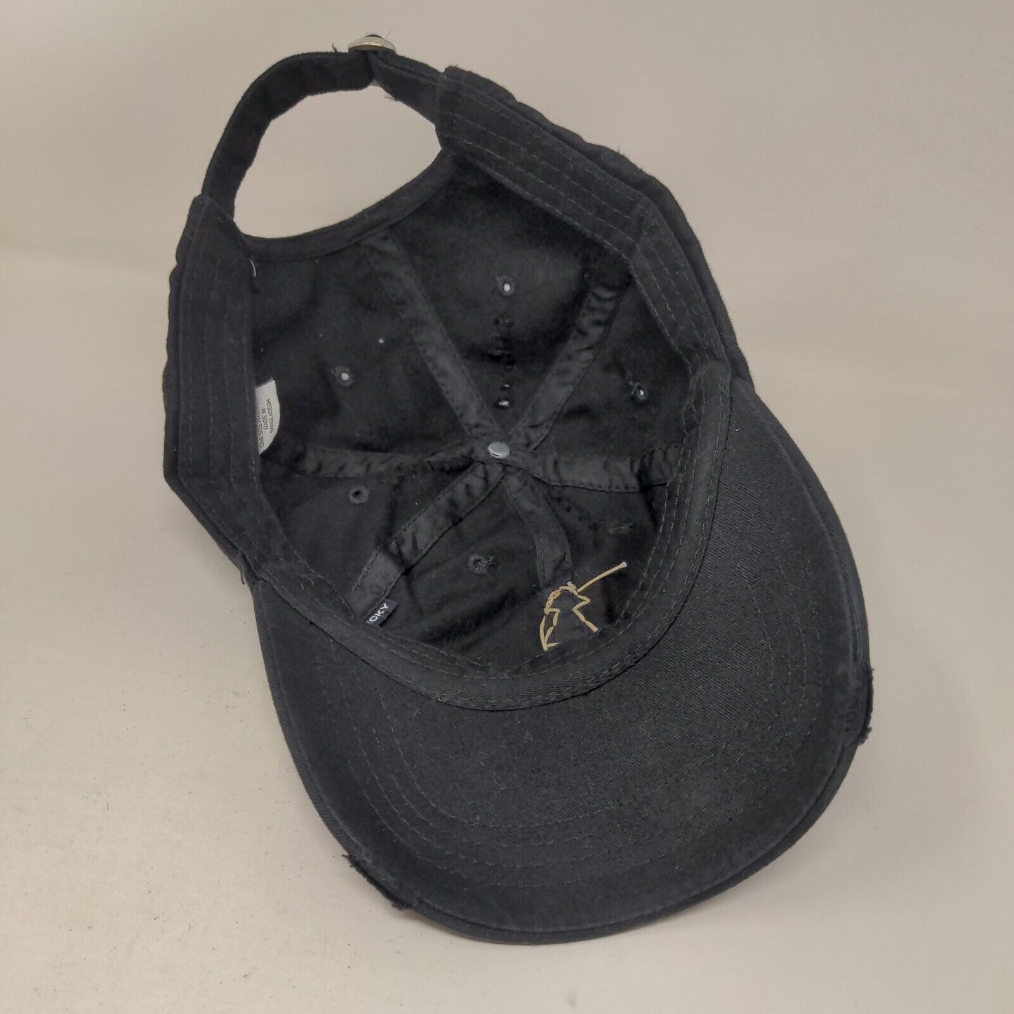 Christmas Tree Slideback Hat Black OSFM Adjustable 6 Panel Unbranded