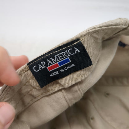 Cap America Pima Air Space Museum Jets Baseball Cap Beige One Size Strapback Hat