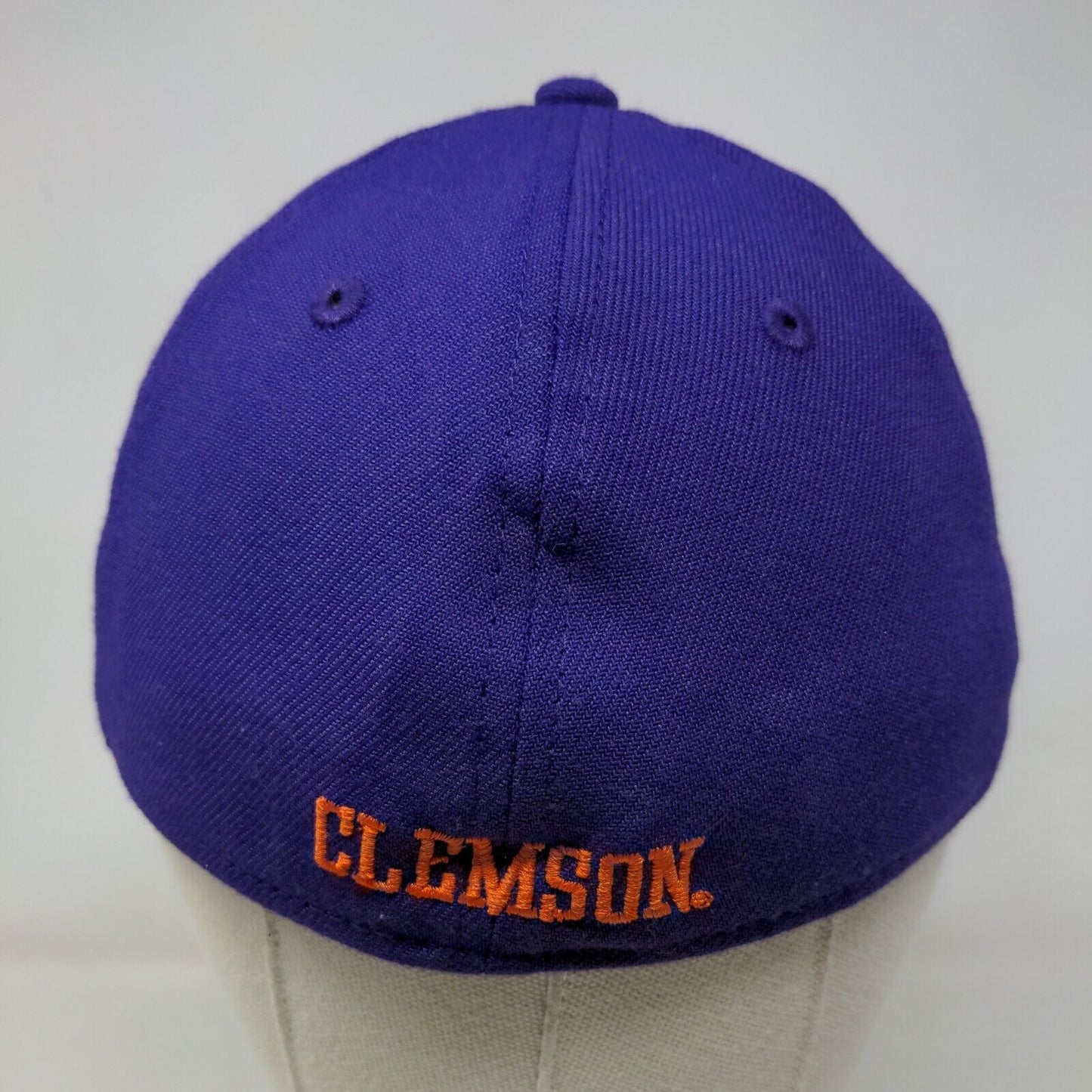 New Era Men's Fitted Hat Purple S-M Clemson Tigers Embroidered Logo